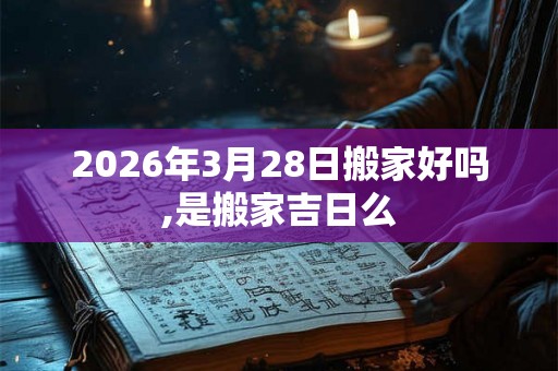 2026年3月28日搬家好吗,是搬家吉日么