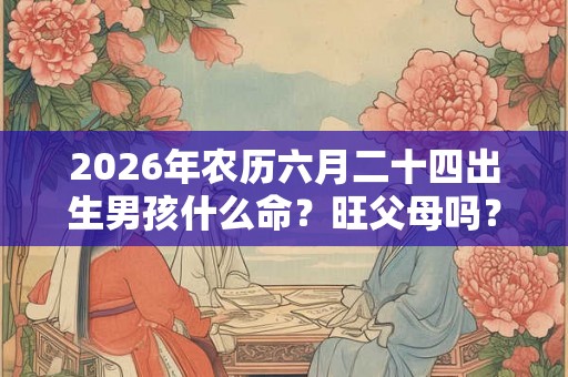 2026年农历六月二十四出生男孩什么命？旺父母吗？