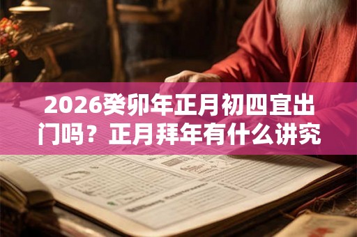 2026癸卯年正月初四宜出门吗？正月拜年有什么讲究