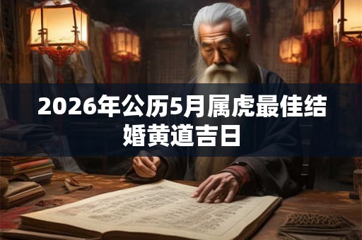 2026年公历5月属虎最佳结婚黄道吉日