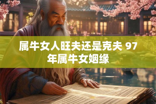 属牛女人旺夫还是克夫 97年属牛女姻缘 属牛女人旺夫还是克夫 97年属牛女姻缘