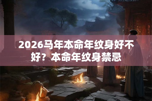 2026马年本命年纹身好不好？本命年纹身禁忌
