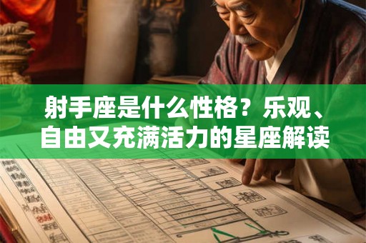 射手座是什么性格?乐观、自由又充满活力的星座解读 射手座是什么性格?乐观、自由又充满活力的星座解读