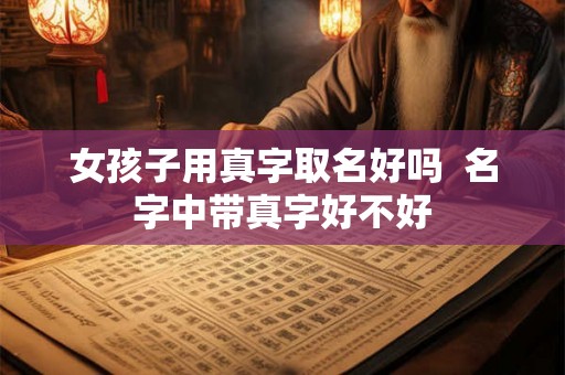 女孩子用真字取名好吗  名字中带真字好不好