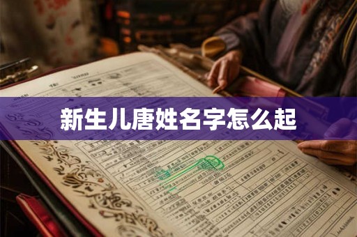 新生儿唐姓名字怎么起 新生儿唐姓名字怎么起