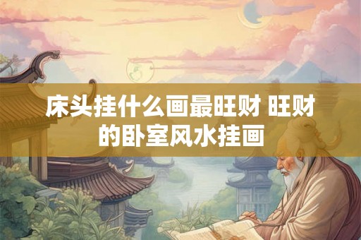 床头挂什么画最旺财 旺财的卧室风水挂画