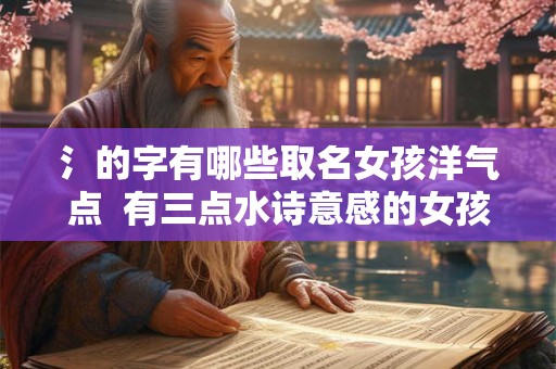 氵的字有哪些取名女孩洋气点  有三点水诗意感的女孩名字