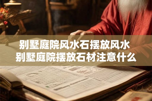 别墅庭院风水石摆放风水 别墅庭院摆放石材注意什么
