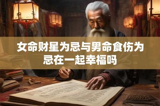 女命财星为忌与男命食伤为忌在一起幸福吗