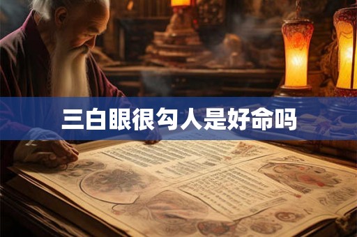 三白眼很勾人是好命吗