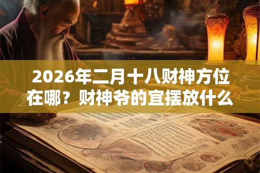 2026年二月十八财神方位在哪？财神爷的宜摆放什么位置？