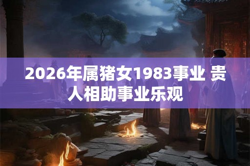 2026年属猪女1983事业 贵人相助事业乐观 2026年属猪女1983事业 贵人相助事业乐观