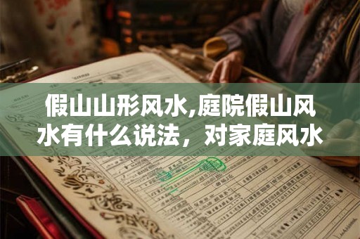 假山山形风水,庭院假山风水有什么说法,对家庭风水的影响 假山山形风水,庭院假山风水有什么说法,对家庭风水的影响