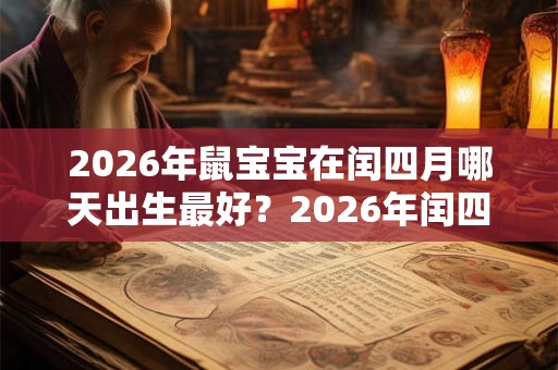 2026年鼠宝宝在闰四月哪天出生最好？2026年闰四月出生吉日
