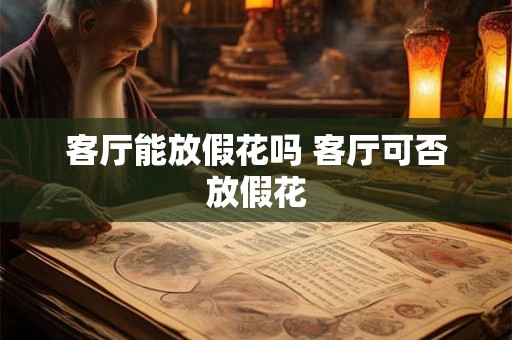 客厅能放假花吗 客厅可否放假花