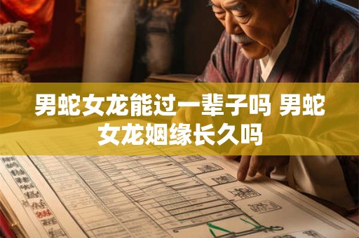 男蛇女龙能过一辈子吗 男蛇女龙姻缘长久吗