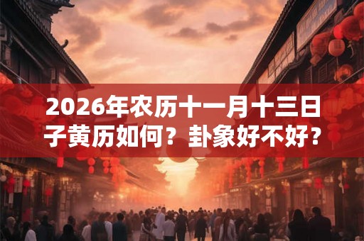 2026年农历十一月十三日子黄历如何？卦象好不好？