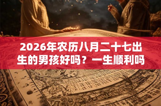 2026年农历八月二十七出生的男孩好吗？一生顺利吗？