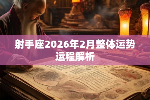射手座2026年2月整体运势运程解析