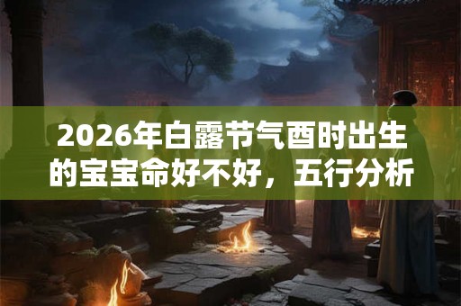 2026年白露节气酉时出生的宝宝命好不好，五行分析
