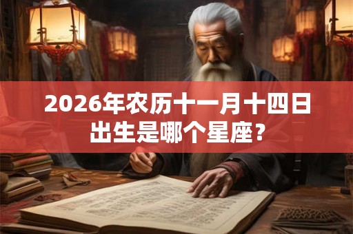 2026年农历十一月十四日出生是哪个星座？