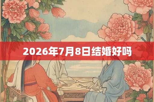 2026年7月8日结婚好吗