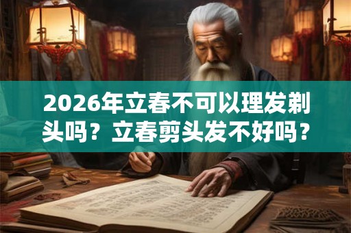 2026年立春不可以理发剃头吗？立春剪头发不好吗？立春忌讳什么？