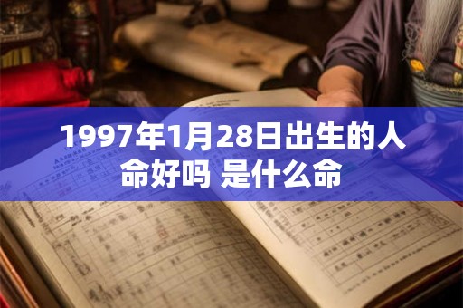 1997年1月28日出生的人命好吗 是什么命