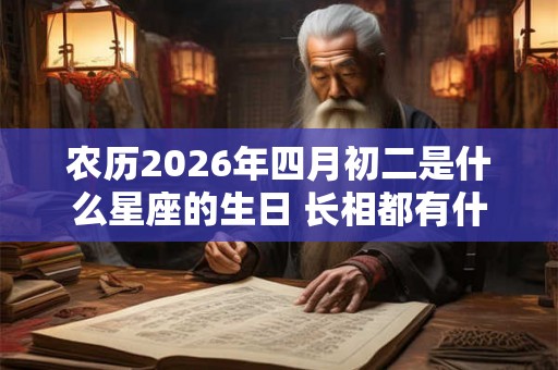 农历2026年四月初二是什么星座的生日 长相都有什么特点