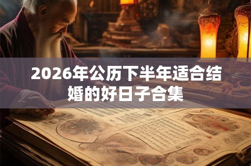 2026年公历下半年适合结婚的好日子合集