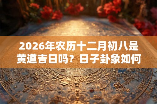 2026年农历十二月初八是黄道吉日吗？日子卦象如何？