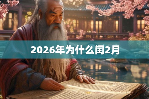 2026年为什么闰2月
