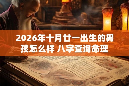 2026年十月廿一出生的男孩怎么样 八字查询命理