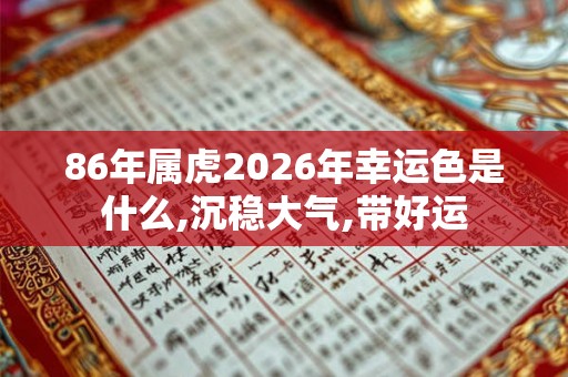 86年属虎2026年幸运色是什么,沉稳大气,带好运