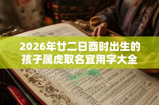 2026年廿二日酉时出生的孩子属虎取名宜用字大全