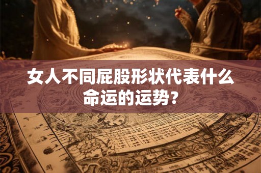 女人不同屁股形状代表什么命运的运势？