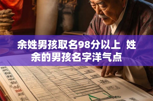 余姓男孩取名98分以上  姓余的男孩名字洋气点