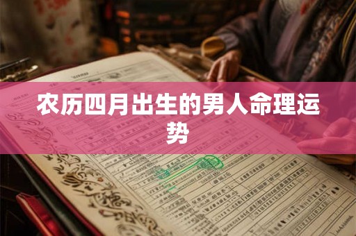 农历四月出生的男人命理运势 农历四月出生的男人命理运势