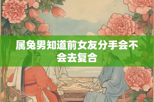 属兔男知道前女友分手会不会去复合