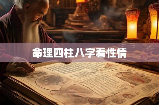 命理四柱八字看性情 命理四柱八字看性情