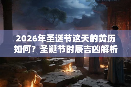 2026年圣诞节这天的黄历如何？圣诞节时辰吉凶解析