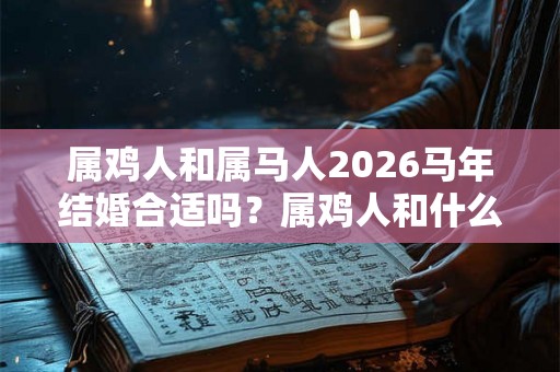 属鸡人和属马人2026马年结婚合适吗?属鸡人和什么属相的人不适合结婚? 属鸡人和属马人2026马年结婚合适吗?属鸡人和什么属相的人不适合结婚?