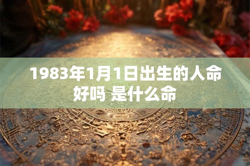 1983年1月1日出生的人命好吗 是什么命