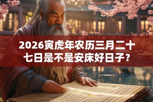 2026寅虎年农历三月二十七日是不是安床好日子？