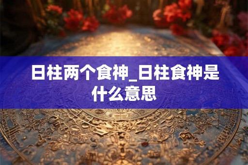 日柱两个食神_日柱食神是什么意思