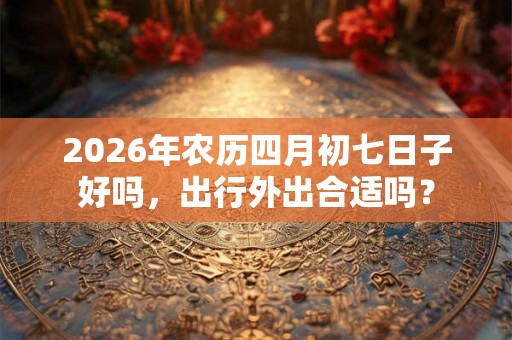 2026年农历四月初七日子好吗，出行外出合适吗？