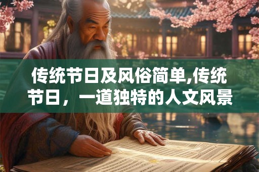 传统节日及风俗简单,传统节日，一道独特的人文风景线