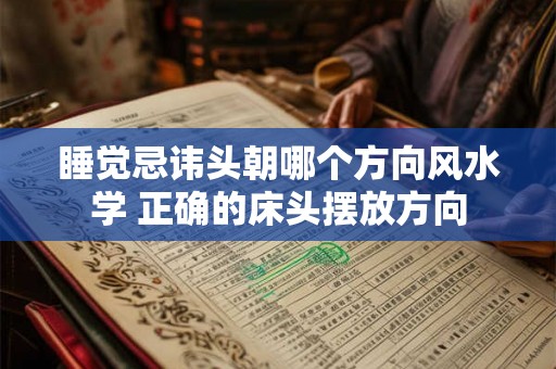 睡觉忌讳头朝哪个方向风水学 正确的床头摆放方向