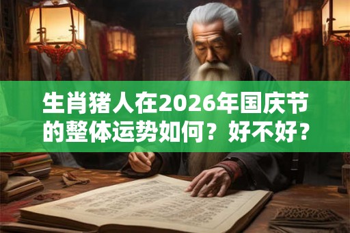 生肖猪人在2026年国庆节的整体运势如何？好不好？