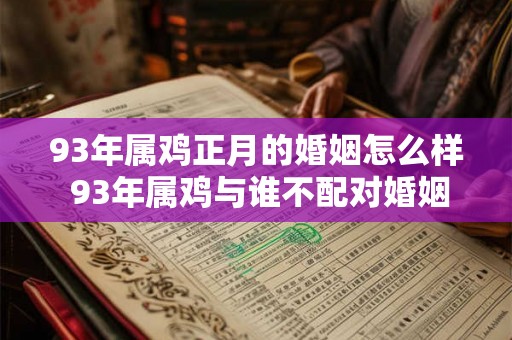 93年属鸡正月的婚姻怎么样 93年属鸡与谁不配对婚姻